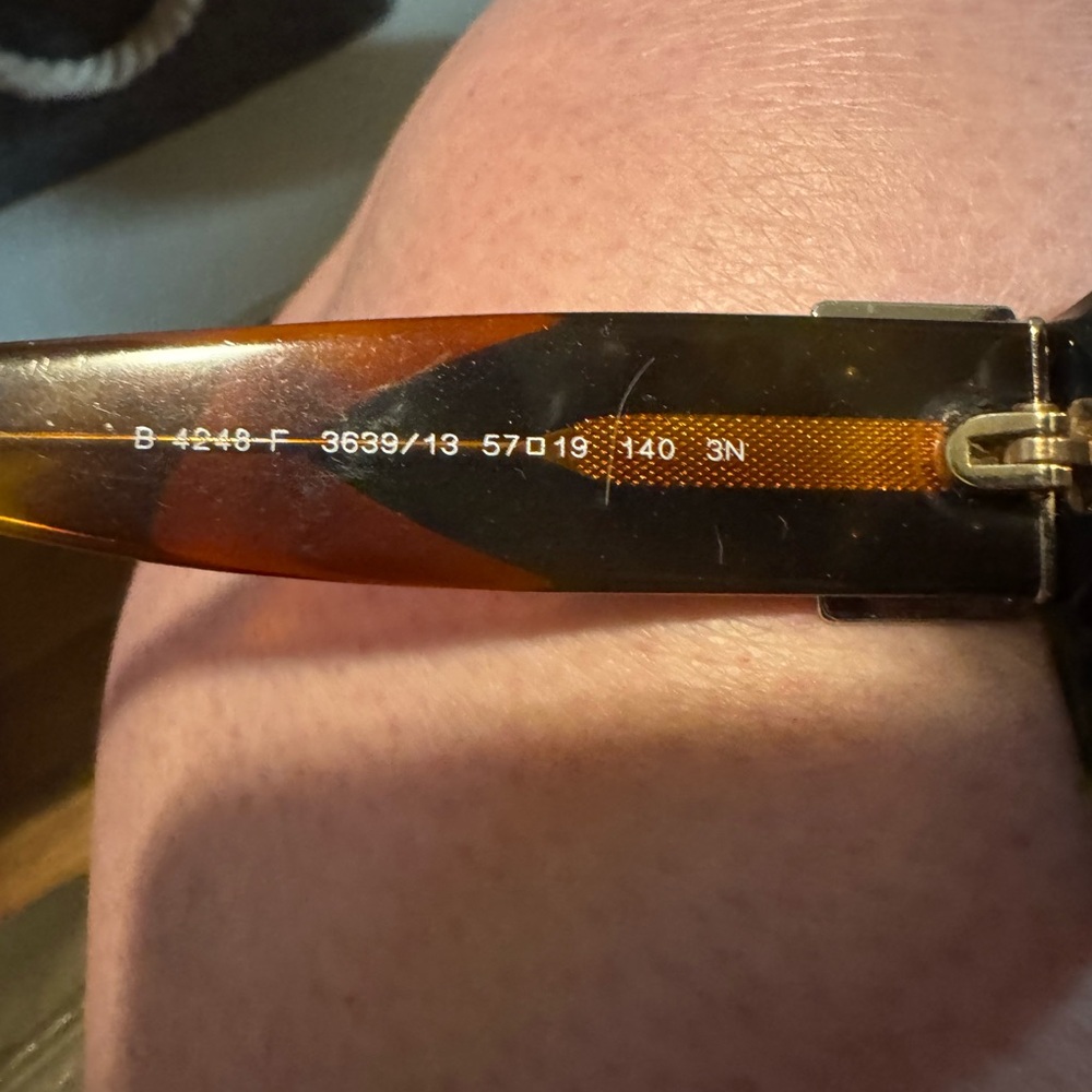 Burberry Brown Oversized Tortoiseshell Sunglasses - Picture 6 of 9